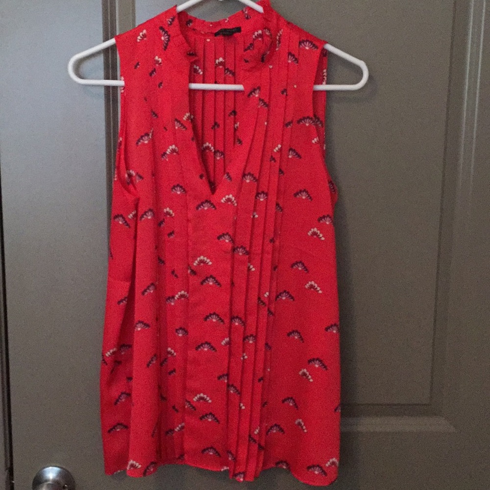 Ann Taylor colorful summer blouse